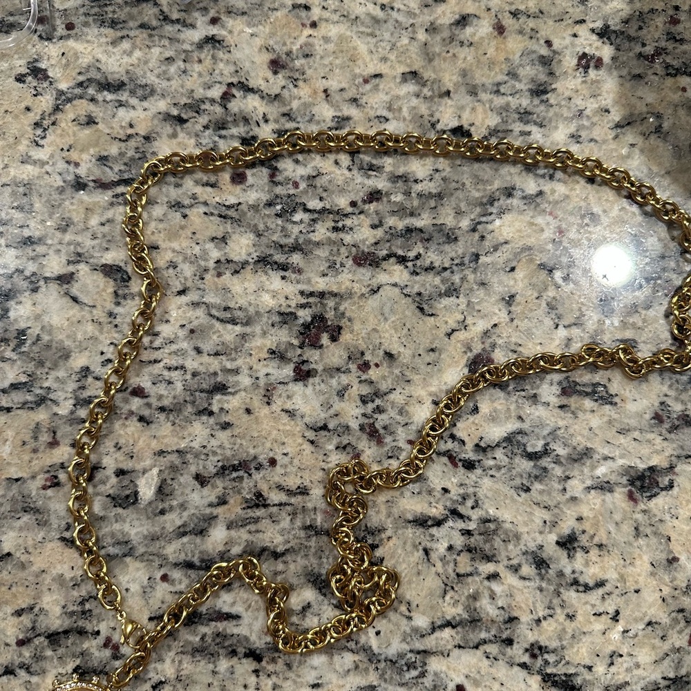 Chansutt Pearls XL Coin Necklace ~ Love Each Other - Picture 5 of 5